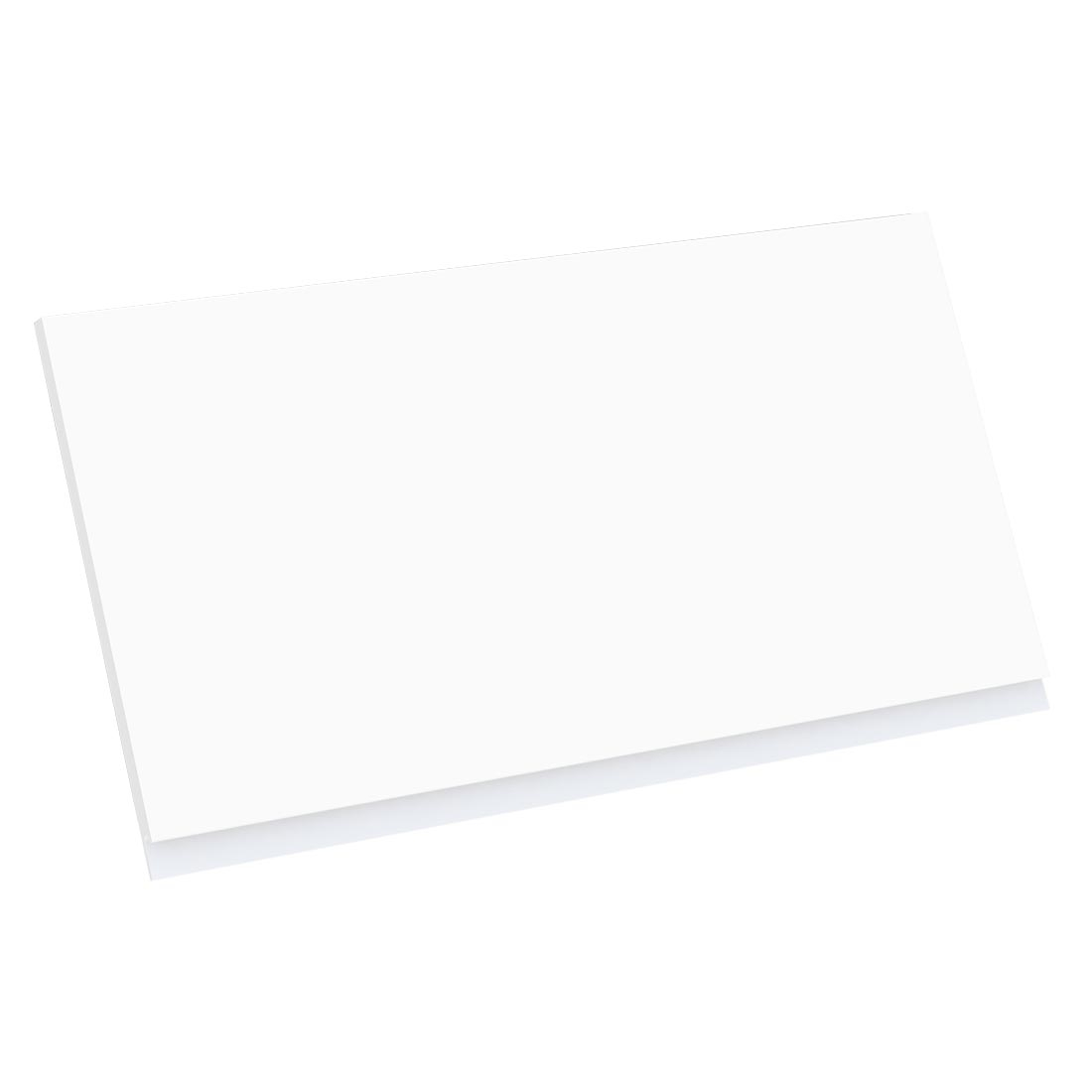 Kit façade meuble cuisine Blanc Mat Sans Poignée 1 porte H. 42,9 cm L. 79,7 cm