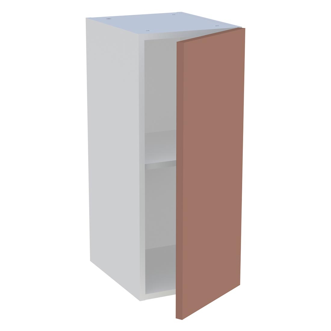Meuble haut cuisine 1 porte H. 72 cm x L. 30 cm - Terracotta mat
