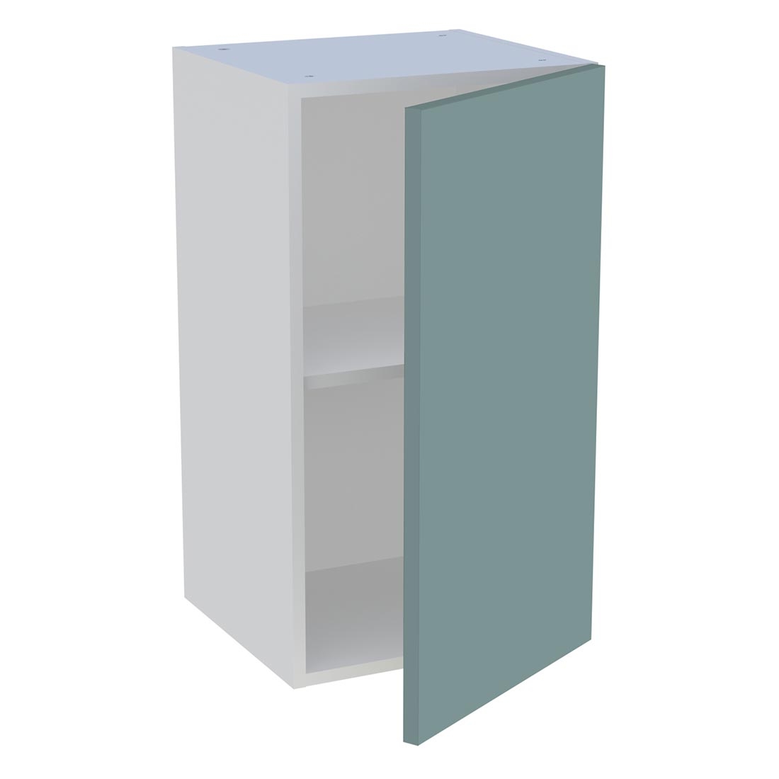 Meuble haut cuisine 1 porte H. 72 cm x L. 40 cm - Vert opale mat