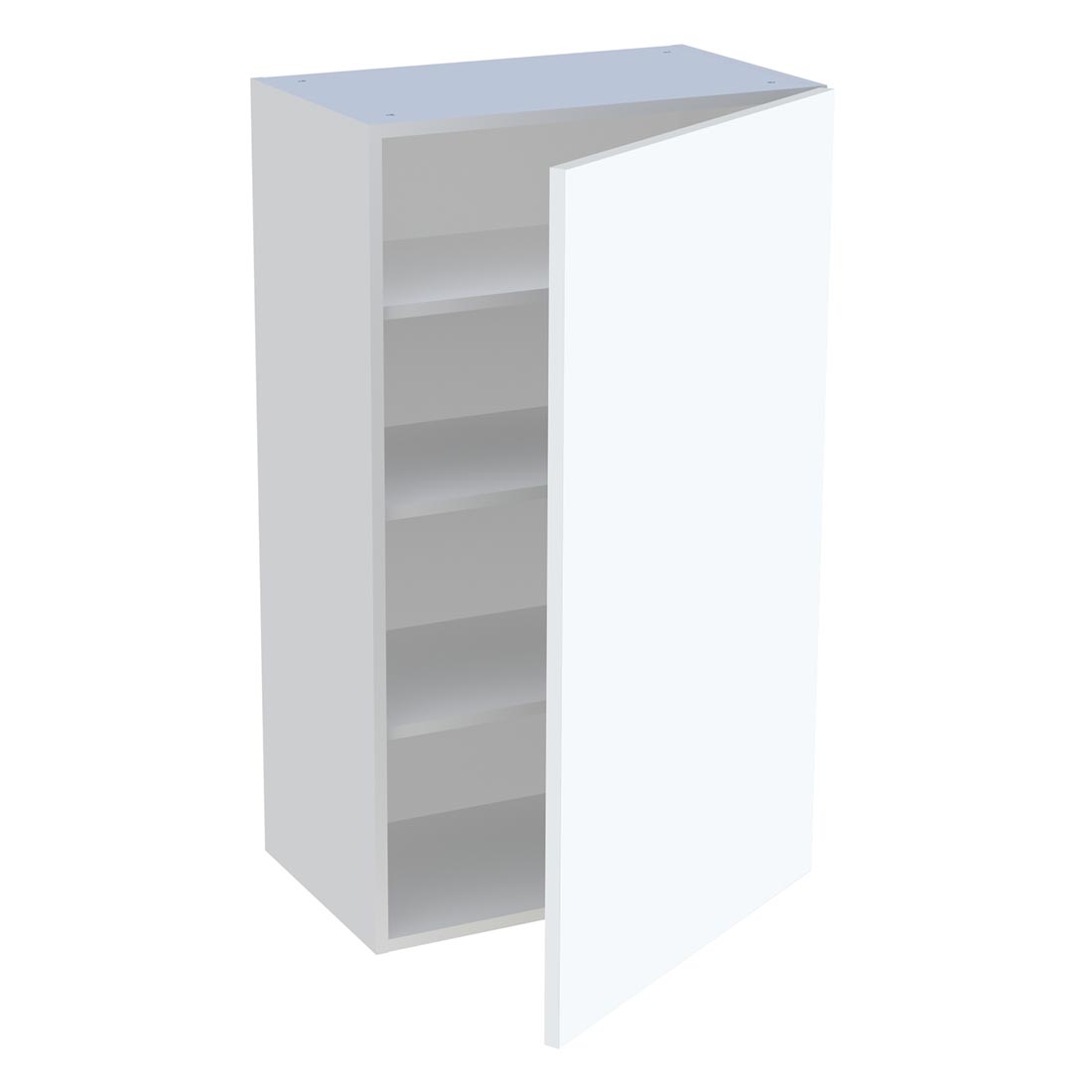 Meuble haut cuisine 1 porte H. 100,8 cm x L. 60 cm - Blanc mat