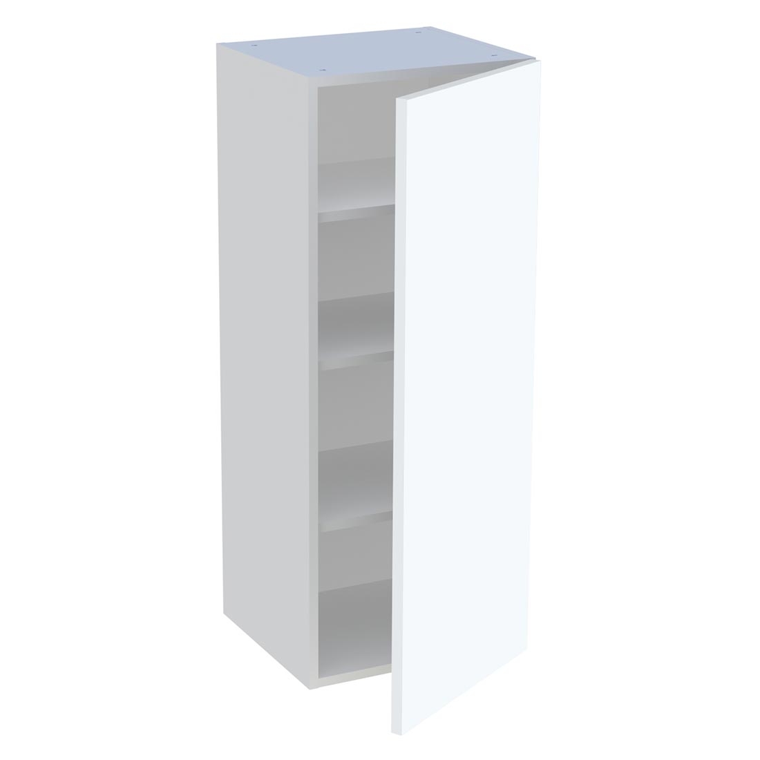 Meuble haut cuisine 1 porte H. 100,8 cm x L. 40 cm - Blanc mat