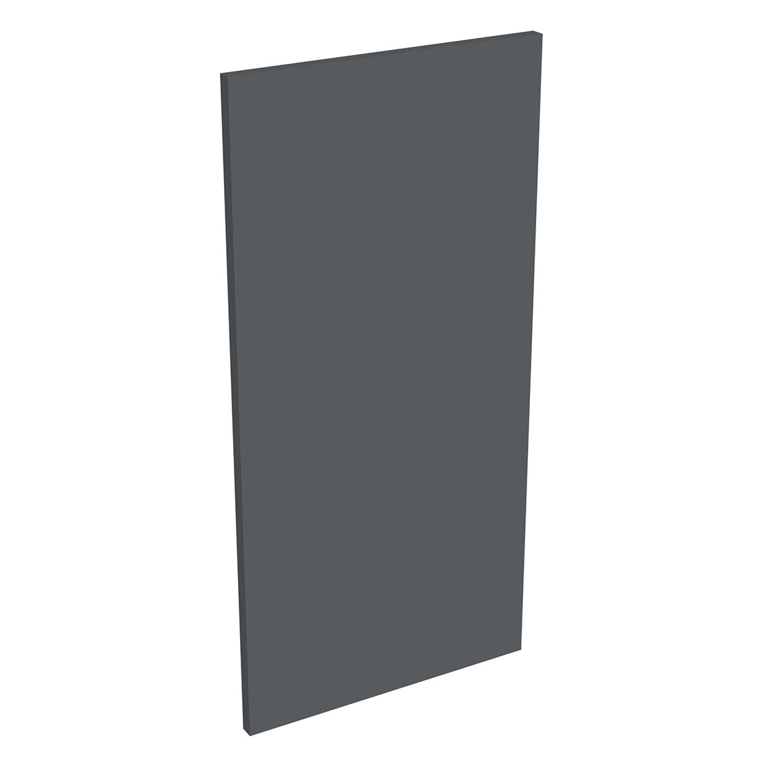 Coté de remplacement meuble haut cuisine GRIS ARDOISE MAT - H. 72 cm