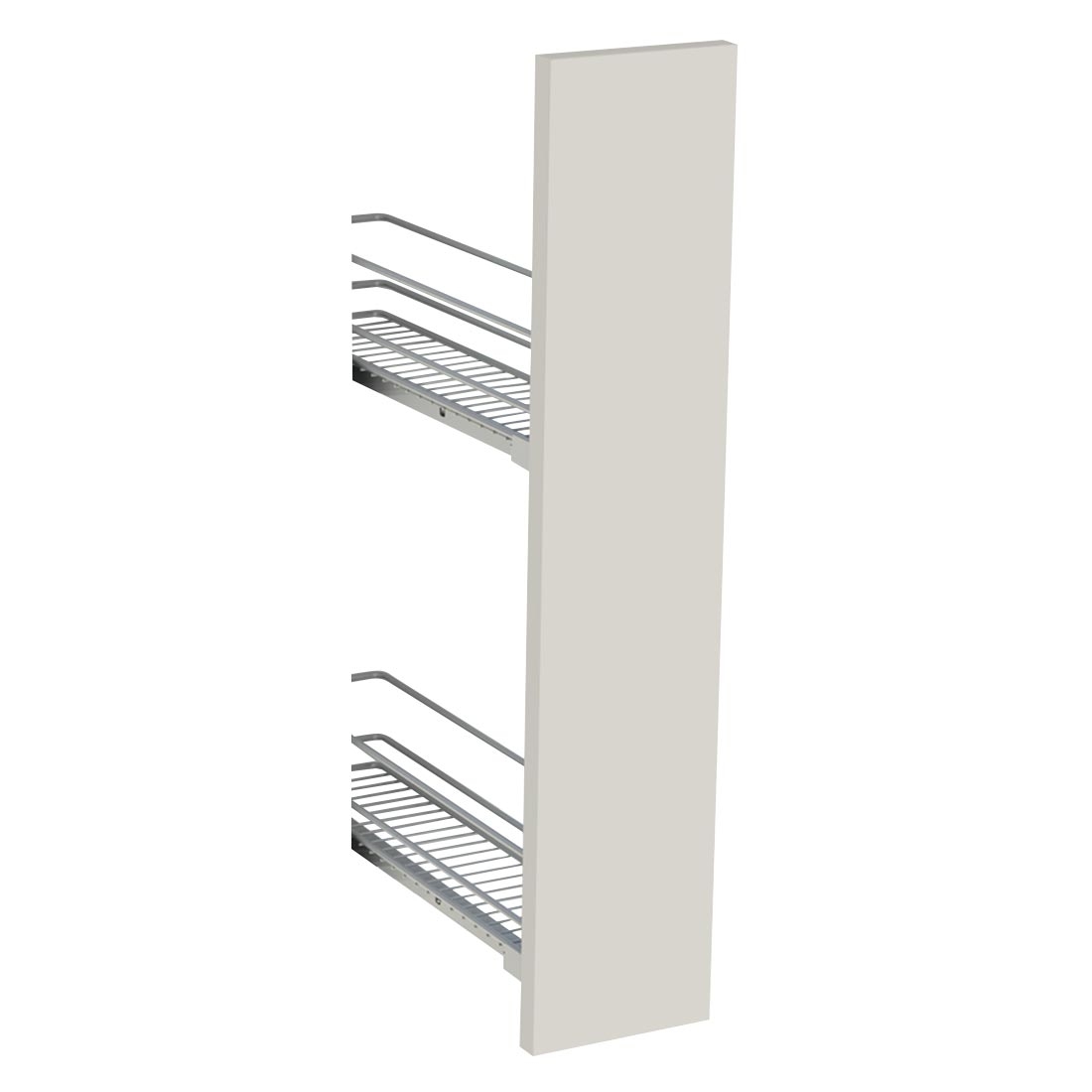 Kit façade meuble cuisine Lin Mat 1 porte H. 71,7 cm L. 14,7 cm