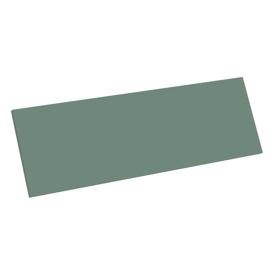 Kit façade meuble cuisine Vert Sauge Mat 1 porte H. 28,5 cm L. 89,7 cm