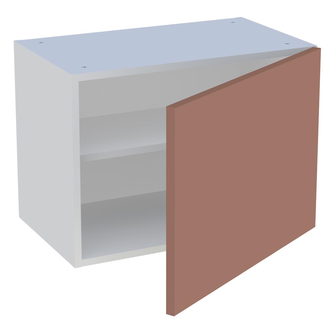 Meuble haut cuisine 1 porte H. 43,2 cm x L. 60 cm - Terracotta mat
