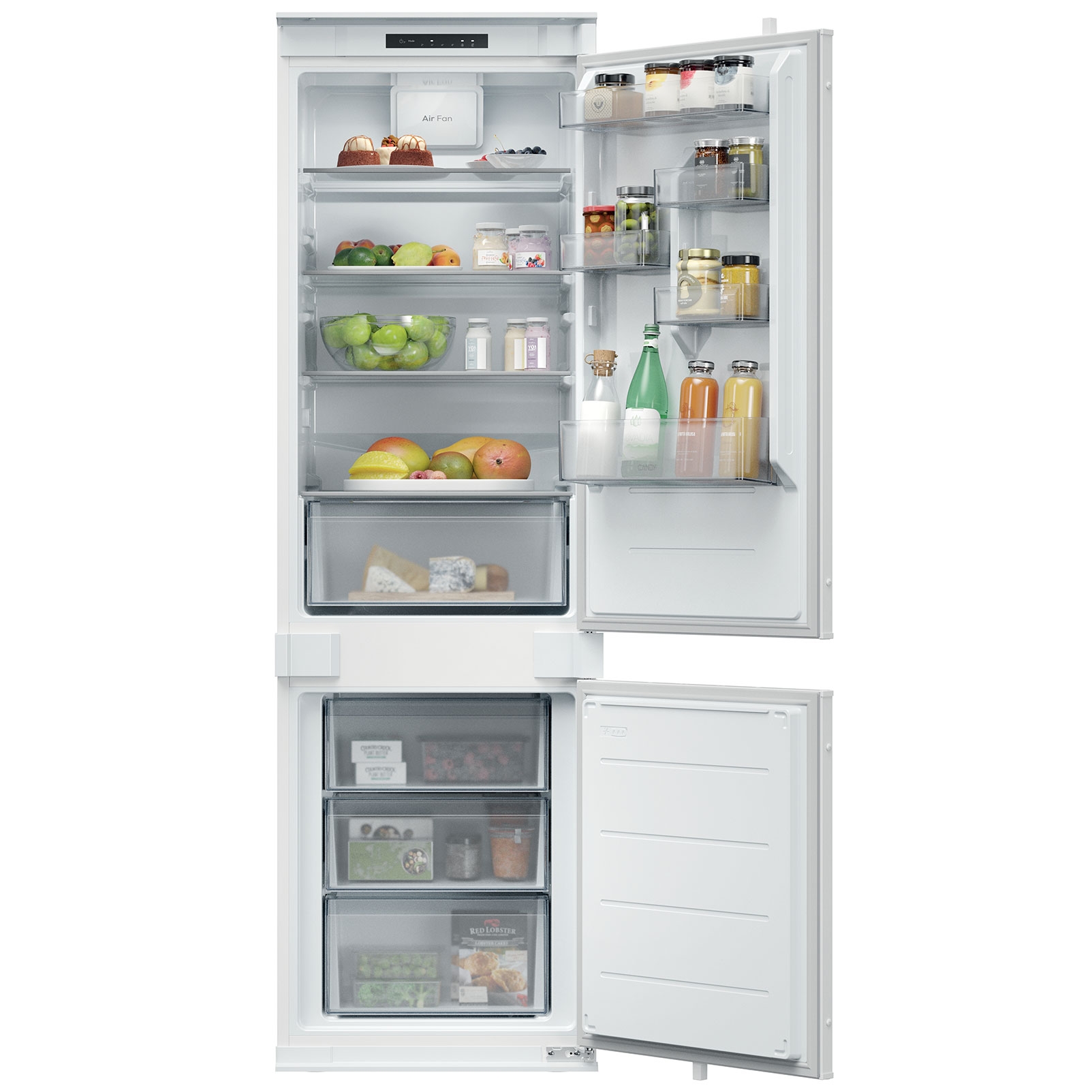 Réfrigérateur encastrable combiné H. 178 cm x L. 54 cm - Candy CNBQL3518EV