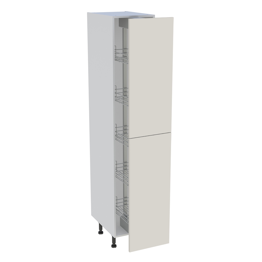 Colonne cuisine 2 portes H. 216,6 cm x L. 40 cm - C2P401EX - Lin mat