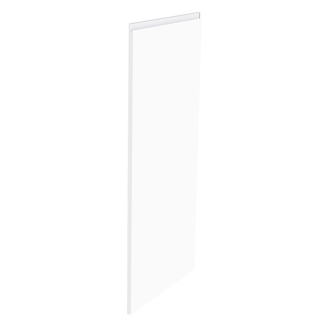 Kit façade meuble cuisine Blanc Mat Sans Poignée 1 porte H. 129,3 cm L. 59,7 cm