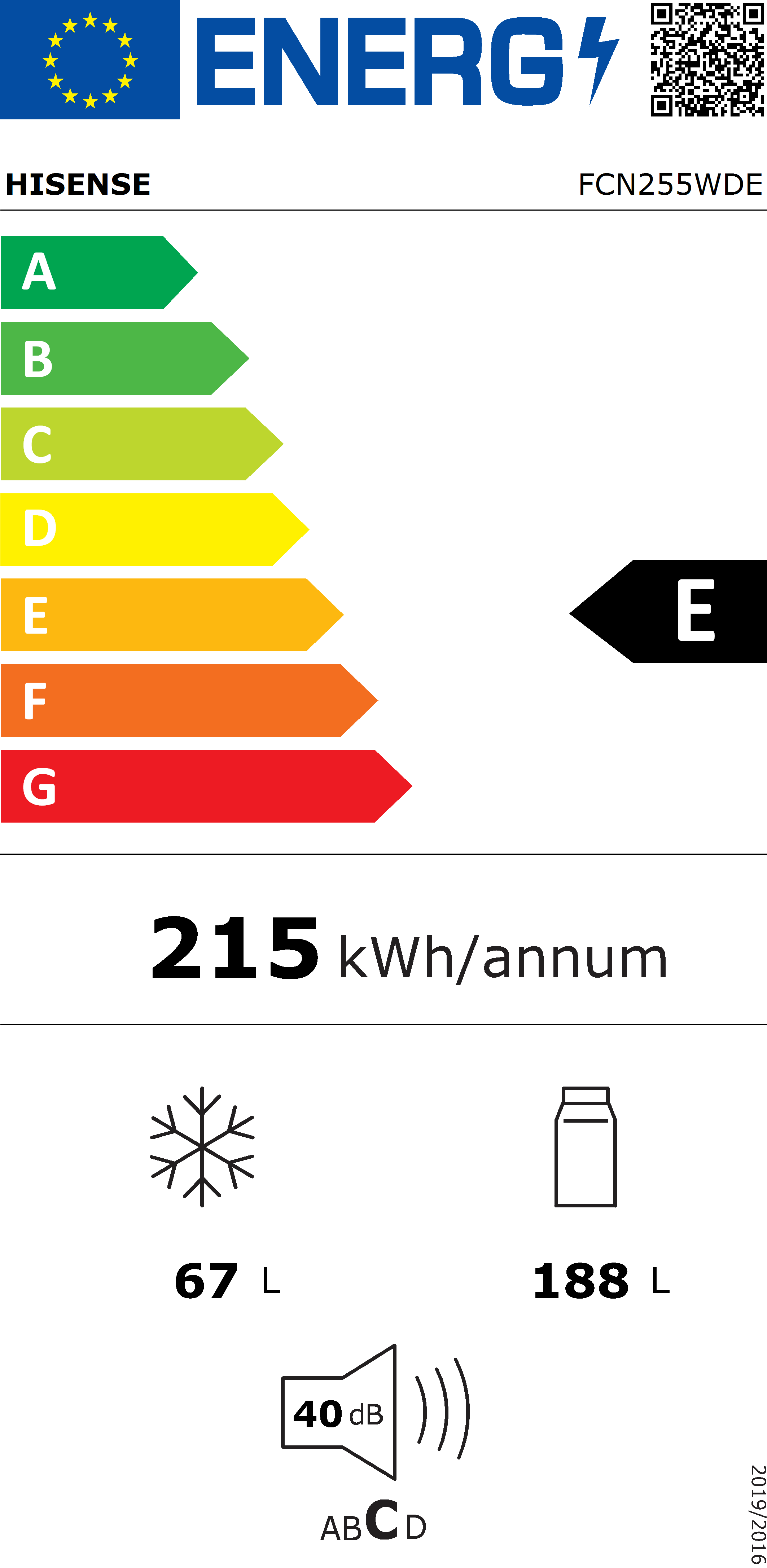 Réfrigérateur combiné gris largeur 55 cm
