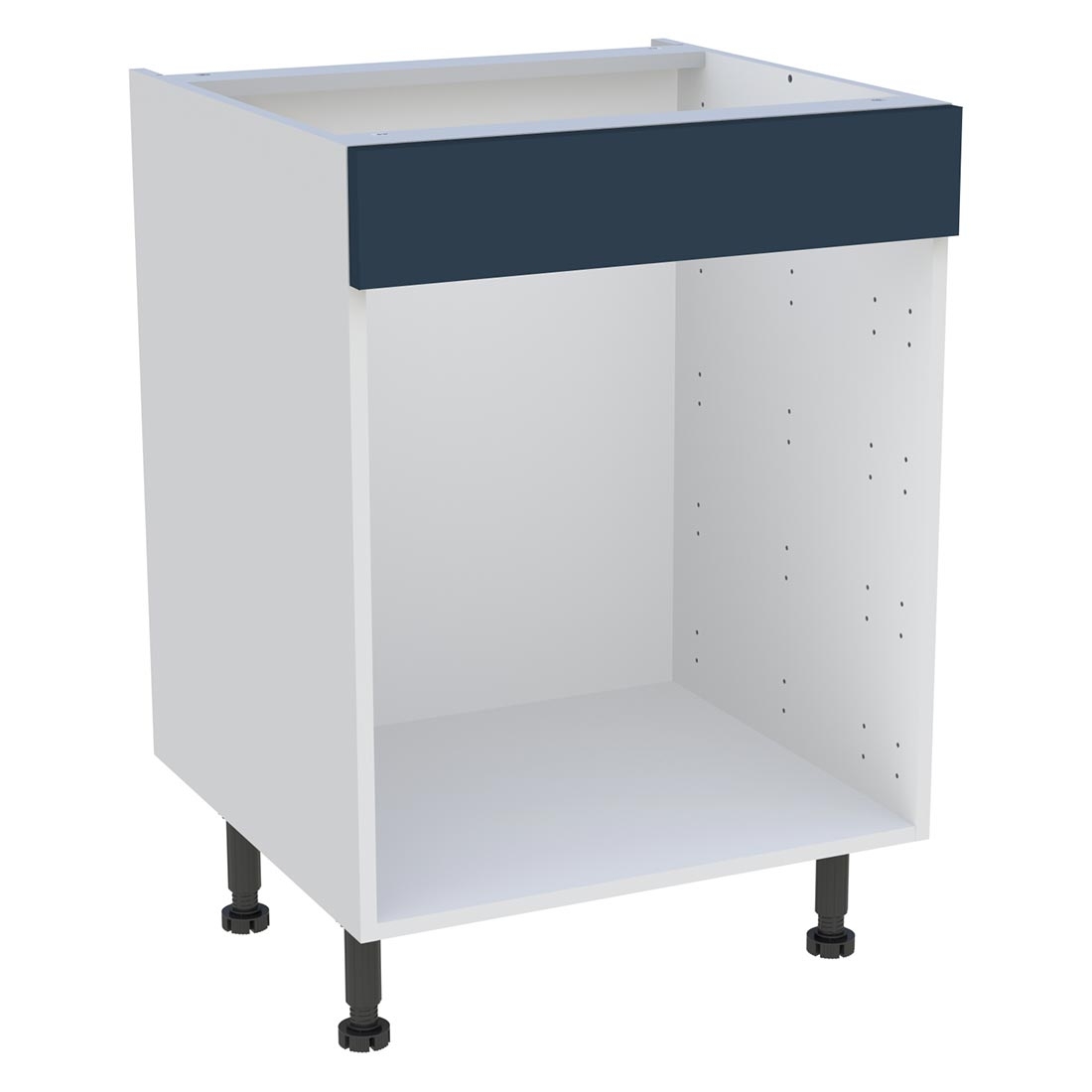 Meuble bas cuisine  H. 87 cm x L. 60 cm - Bleu nuit mat
