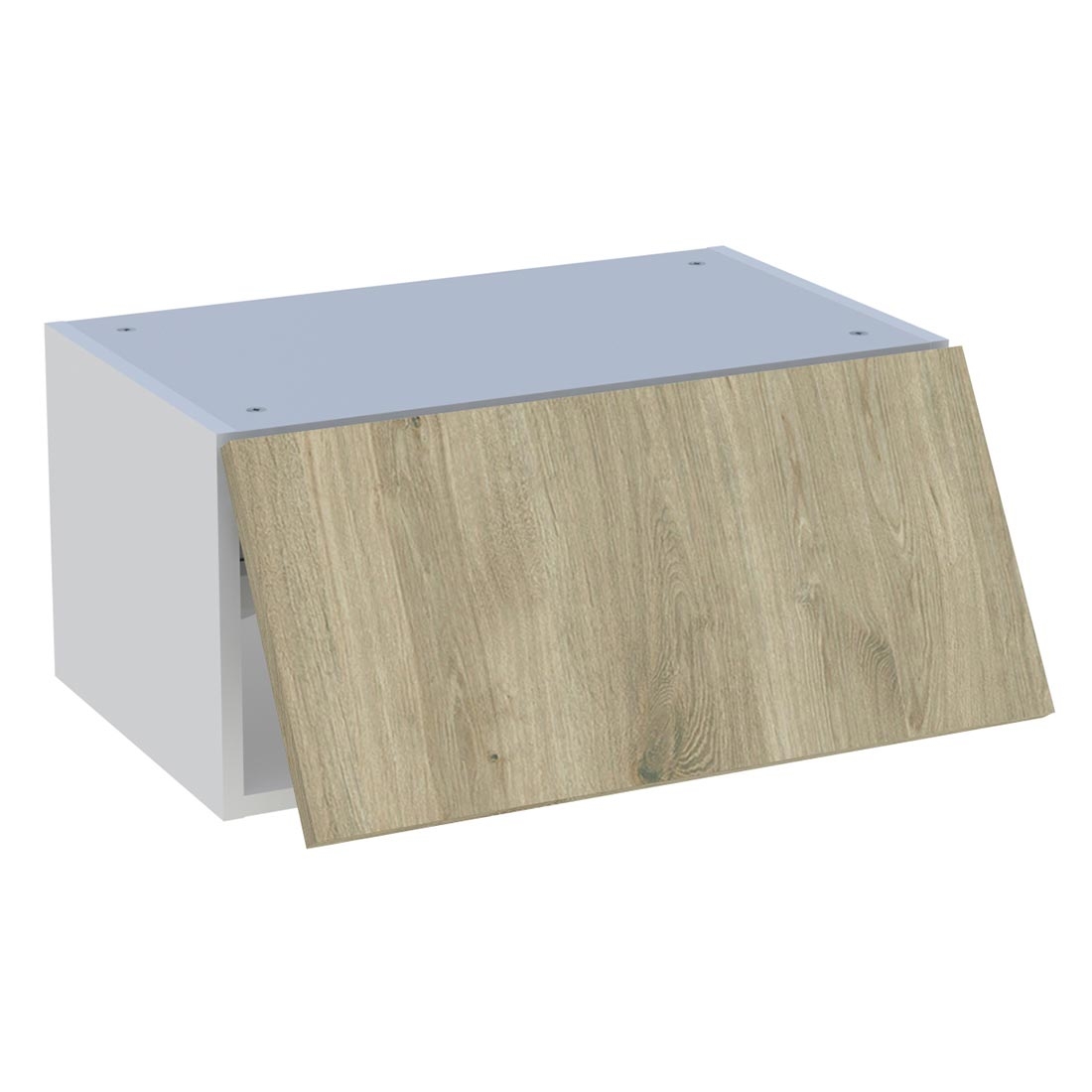 Meuble haut cuisine 1 porte relevante H. 28,8 cm x L. 60 cm - Chêne doré