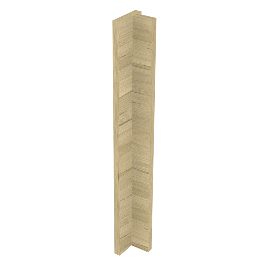 Kit fileur d'angle droit meuble cuisine CHÊNE CLAIR - H. 71.7 cm