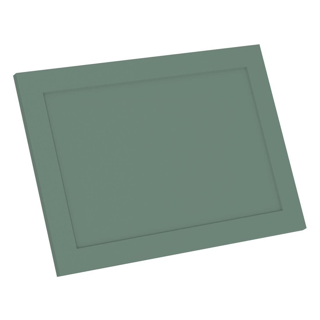 Kit façade meuble cuisine Vert Sauge Cadre 1 porte H. 42,9 cm L. 59,7 cm