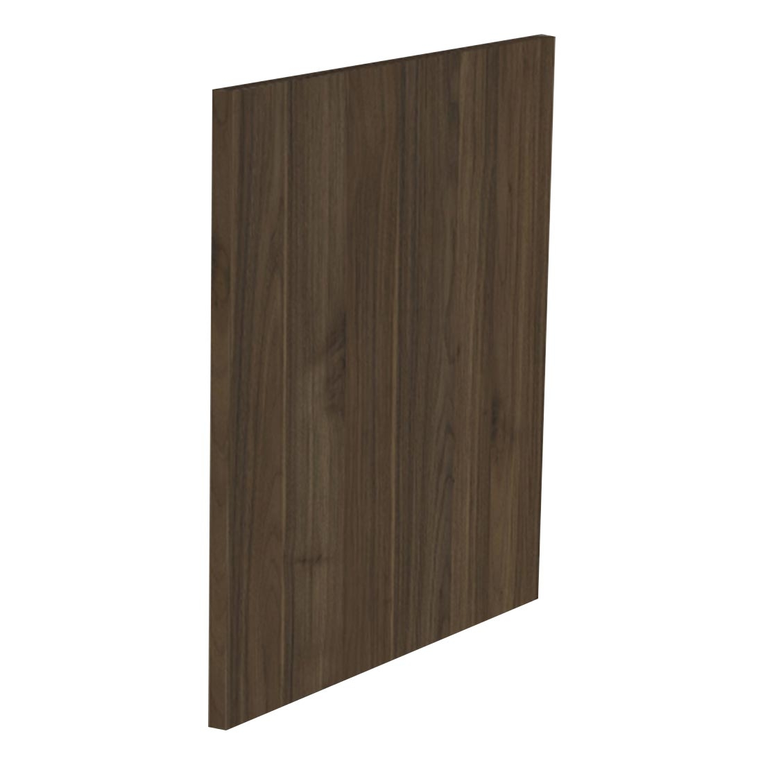 Kit façade meuble cuisine Noyer Foncé 1 porte H. 57,3 cm L. 59,7 cm