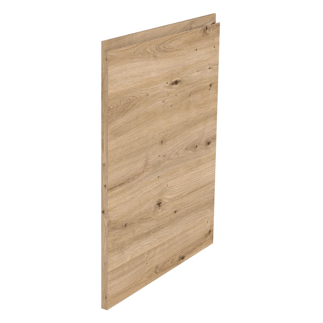Kit façade porte pour coulissant ou lave vaisselle Chêne Naturel Sans Poignée H. 71,7 cm L. 59,7 cm