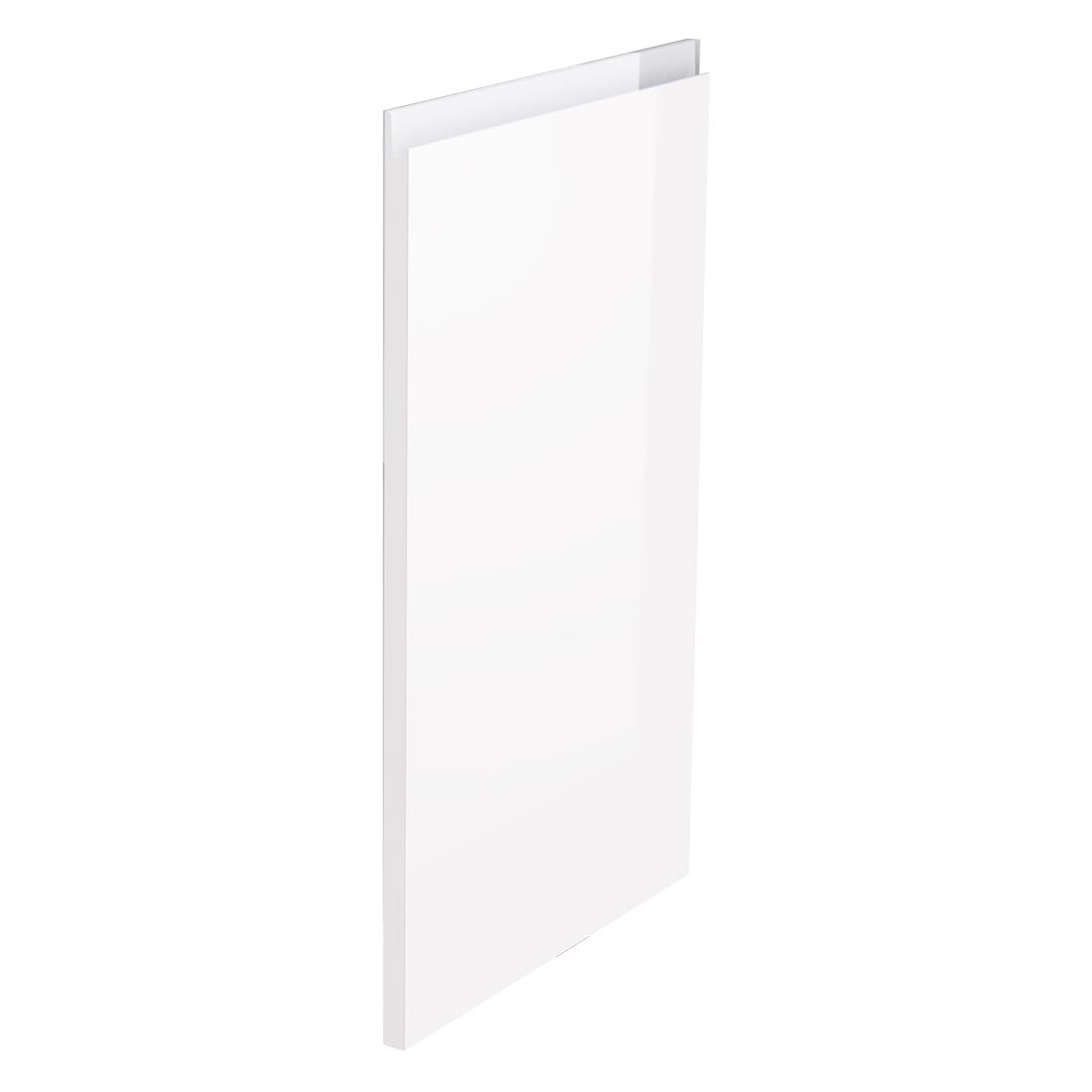 Kit façade meuble cuisine Blanc Brillant Sans Poignée 1 porte H. 71,7 cm L. 44,7 cm