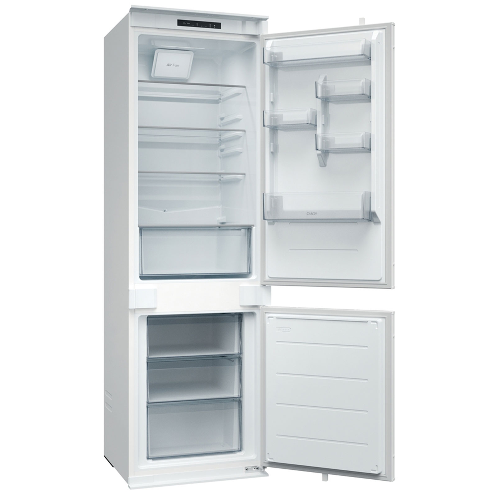 Réfrigérateur encastrable combiné H. 178 cm x L. 54 cm - Candy CNBQL3518EV