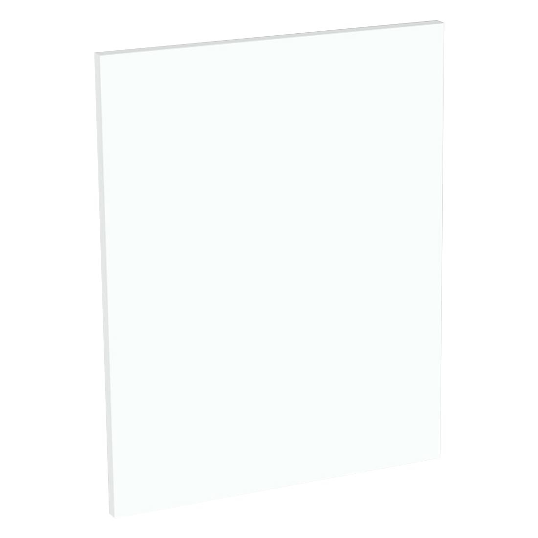 Kit façade meuble cuisine Blanc Chaud Mat 1 porte H. 57,3 cm L. 59,7 cm