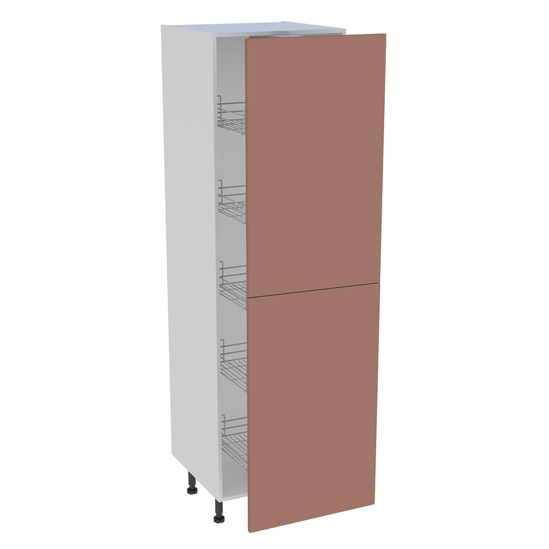 Colonne cuisine 2 portes H. 216,6 cm x L. 60 cm - C2P601EX - Terracotta mat