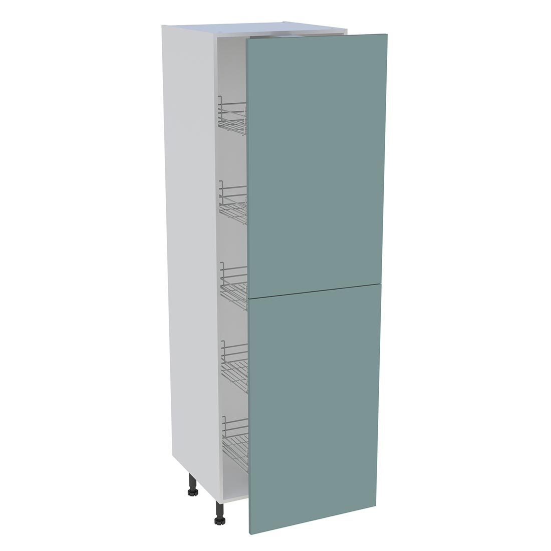 Colonne cuisine 2 portes H. 216,6 cm x L. 60 cm - C2P601EX - Vert opale mat
