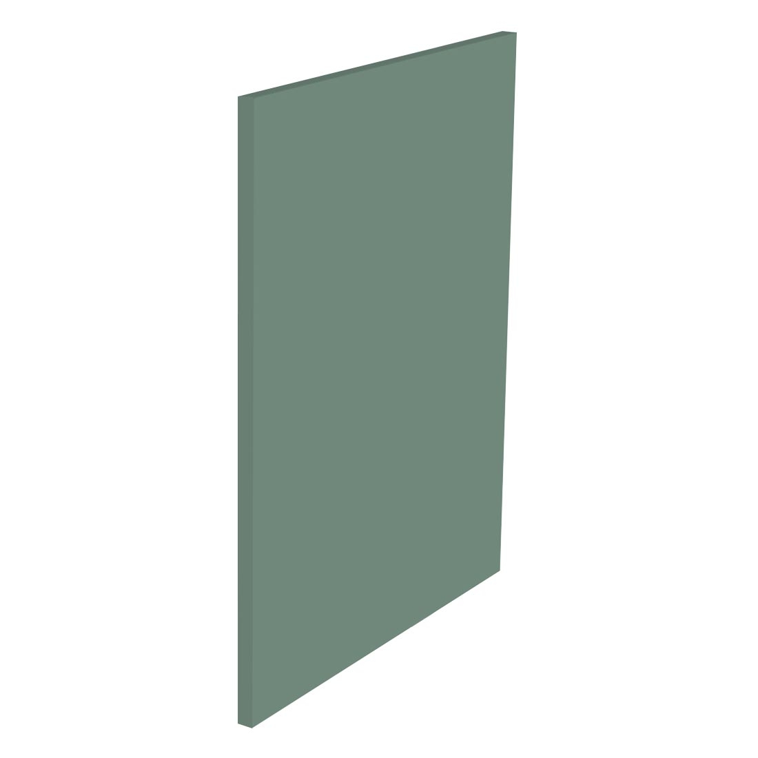 Kit façade porte pour coulissant ou lave vaisselle Vert Sauge Mat H. 71,7 cm L. 59,7 cm