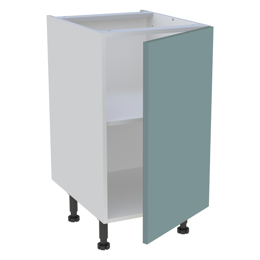 Meuble bas cuisine 1 porte H. 87 cm x L. 45 cm - Vert opale mat