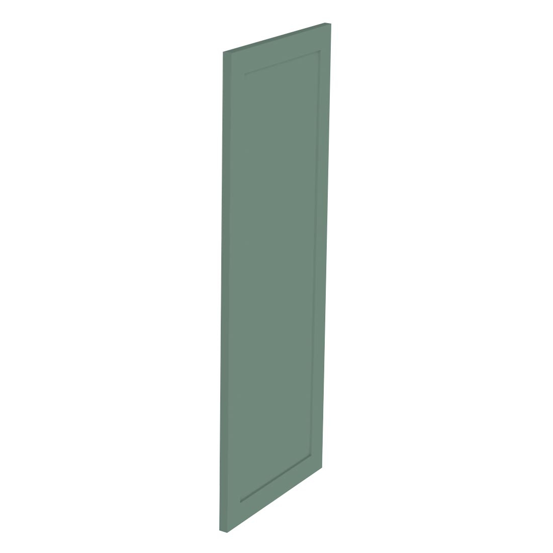 Kit façade meuble cuisine Vert Sauge Cadre 1 porte H. 100,5 cm L. 39,7 cm