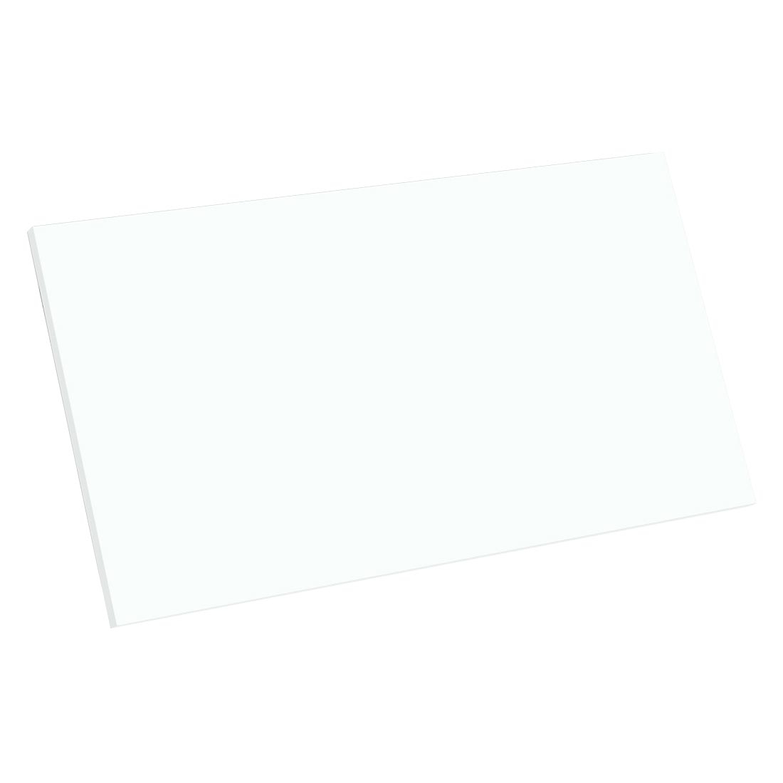 Kit façade meuble cuisine Blanc Chaud Mat 1 porte H. 42,9 cm L. 79,7 cm