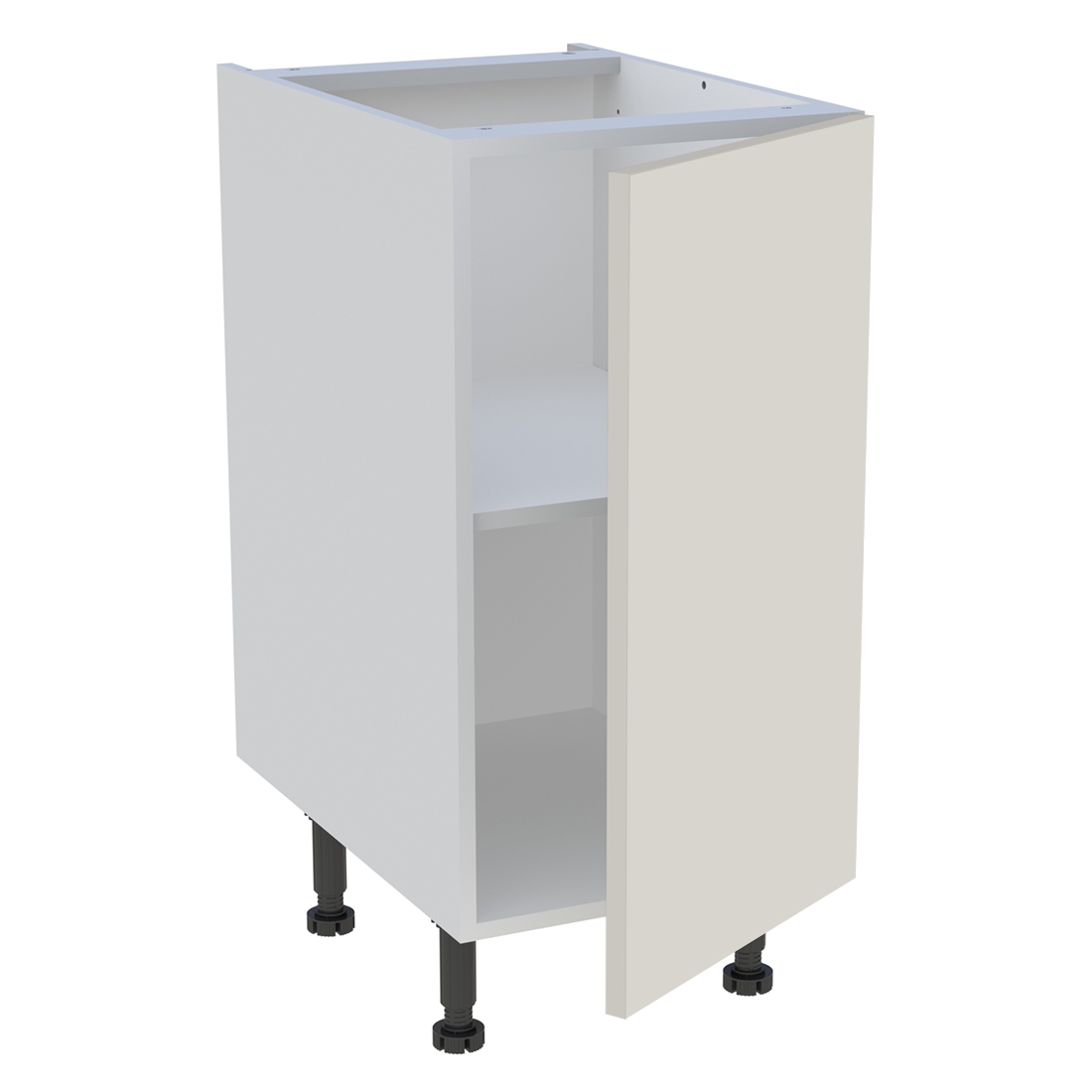 Meuble bas cuisine 1 porte H. 87 cm x L. 40 cm - Lin mat