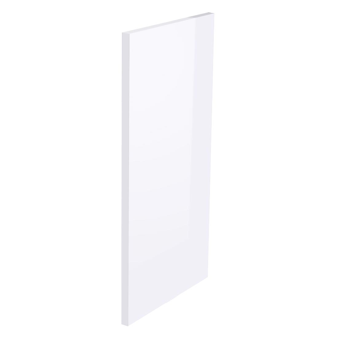 Kit façade meuble cuisine Blanc Brillant 1 porte H. 71,7 cm L. 39,7 cm
