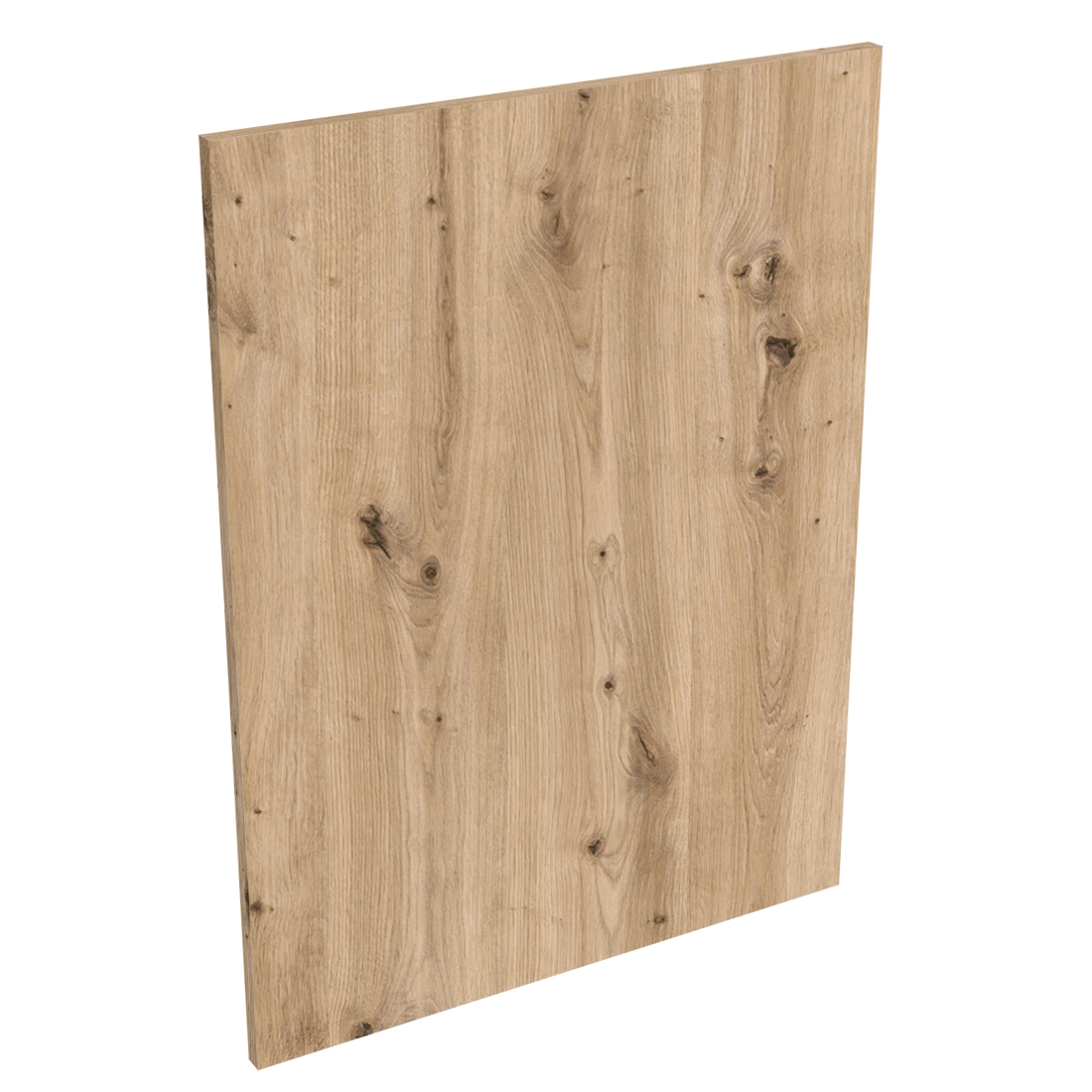 Kit joue de finition meuble bas cuisine CHÊNE NATUREL SANS POIGNÉE - H. 86.5 cm