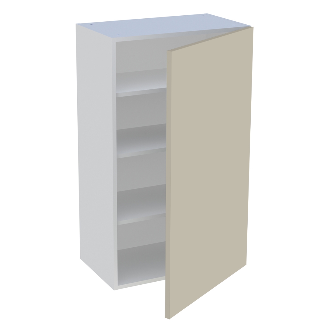 Meuble haut cuisine 1 porte H. 100,8 cm x L. 60 cm - Beige mat