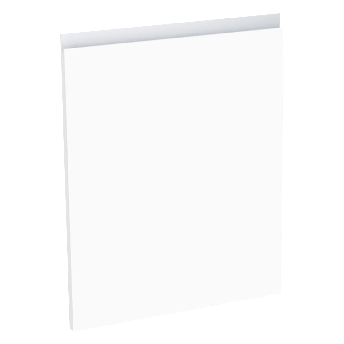 Kit façade meuble cuisine Blanc Mat Sans Poignée 1 porte H. 57,3 cm L. 59,7 cm