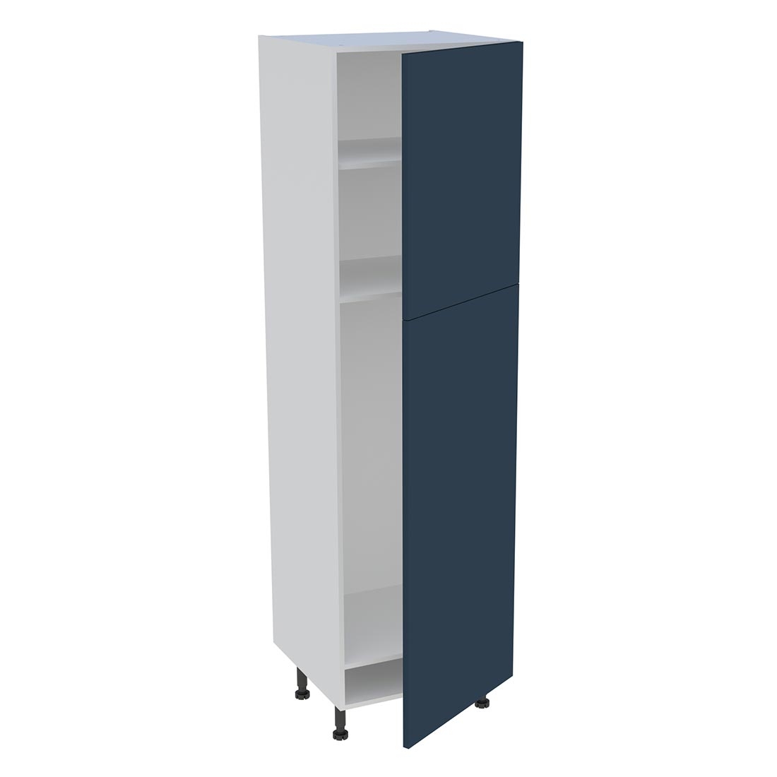 Colonne cuisine 2 portes H. 216,6 cm x L. 60 cm - CFR2P601 - Bleu nuit mat