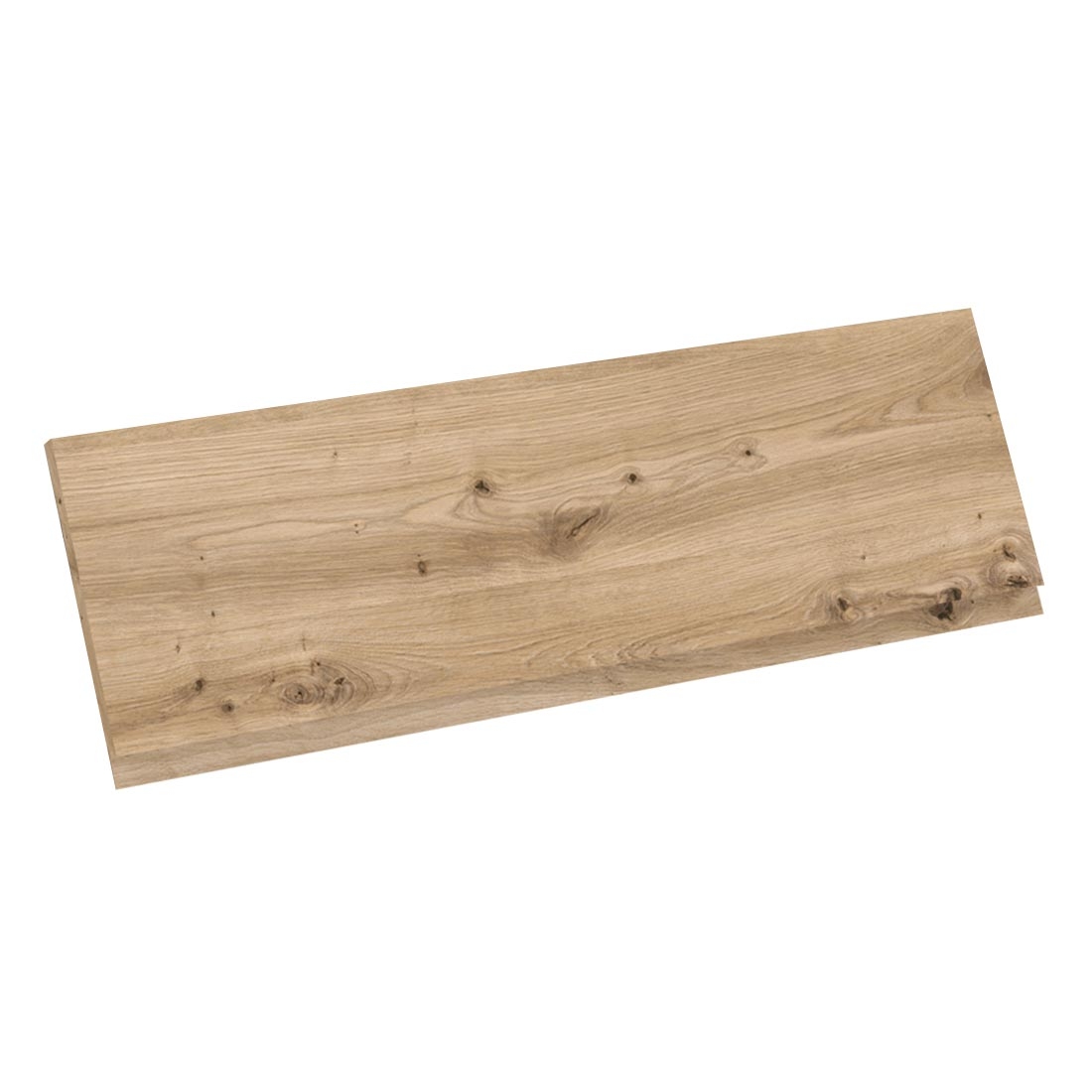 Kit façade meuble cuisine Chêne Naturel Sans Poignée 1 porte H. 28,5 cm L. 89,7 cm
