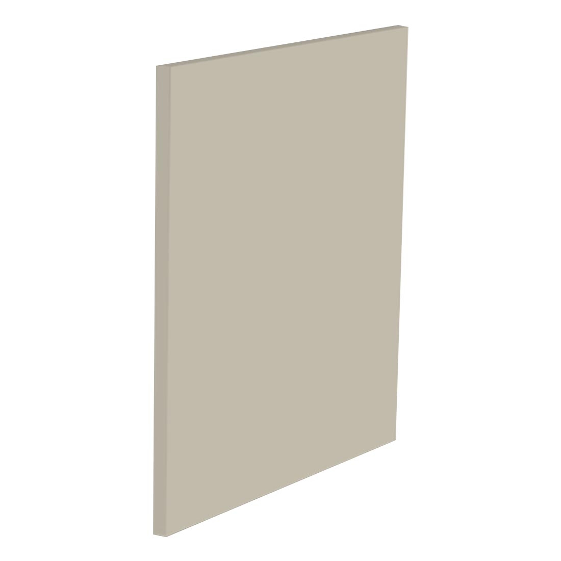 Kit façade meuble cuisine Beige Mat 1 porte H. 57,3 cm L. 59,7 cm