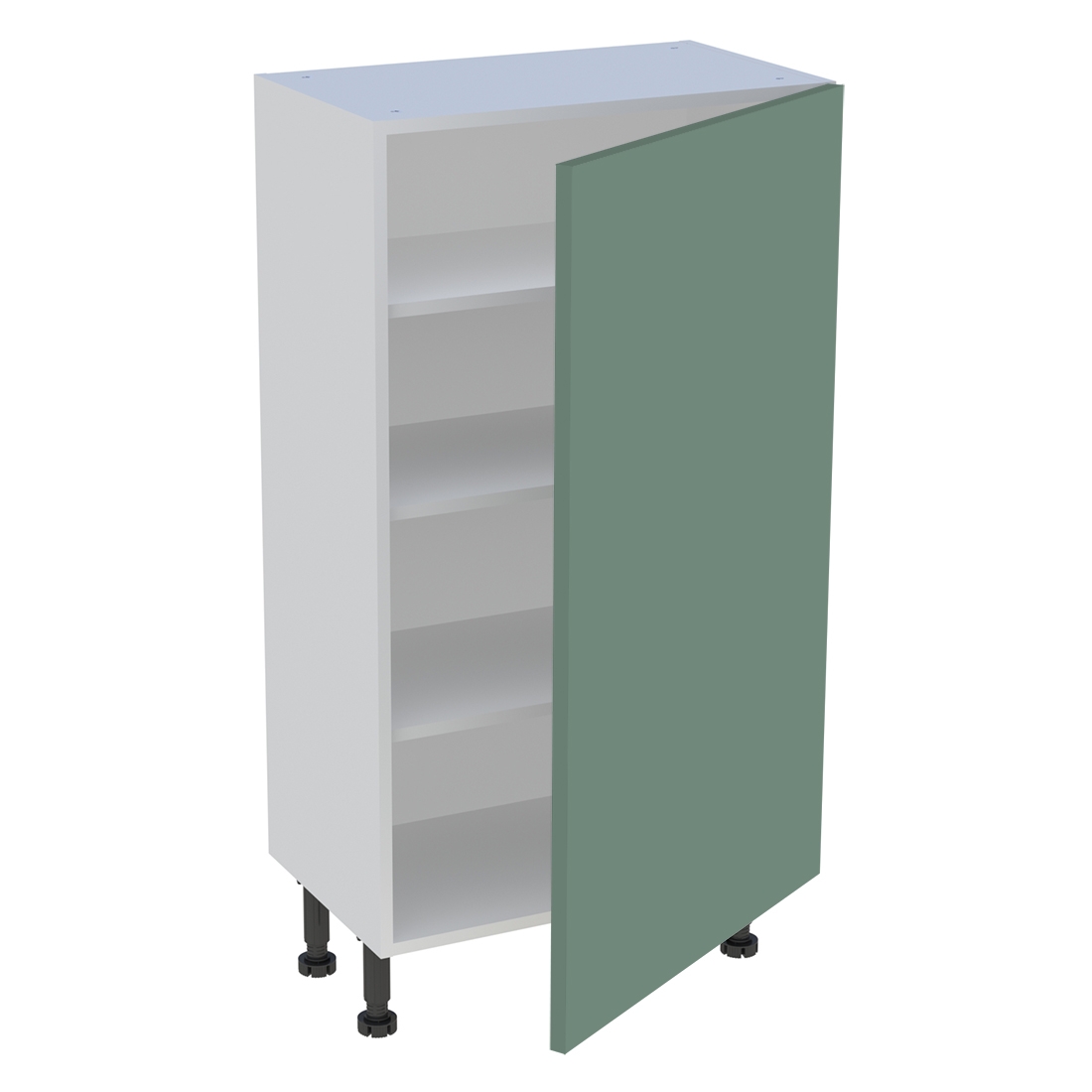 Meuble bas cuisine 1 porte H. 115,8 cm x L. 60 cm x P. 36,9 cm - Vert sauge mat