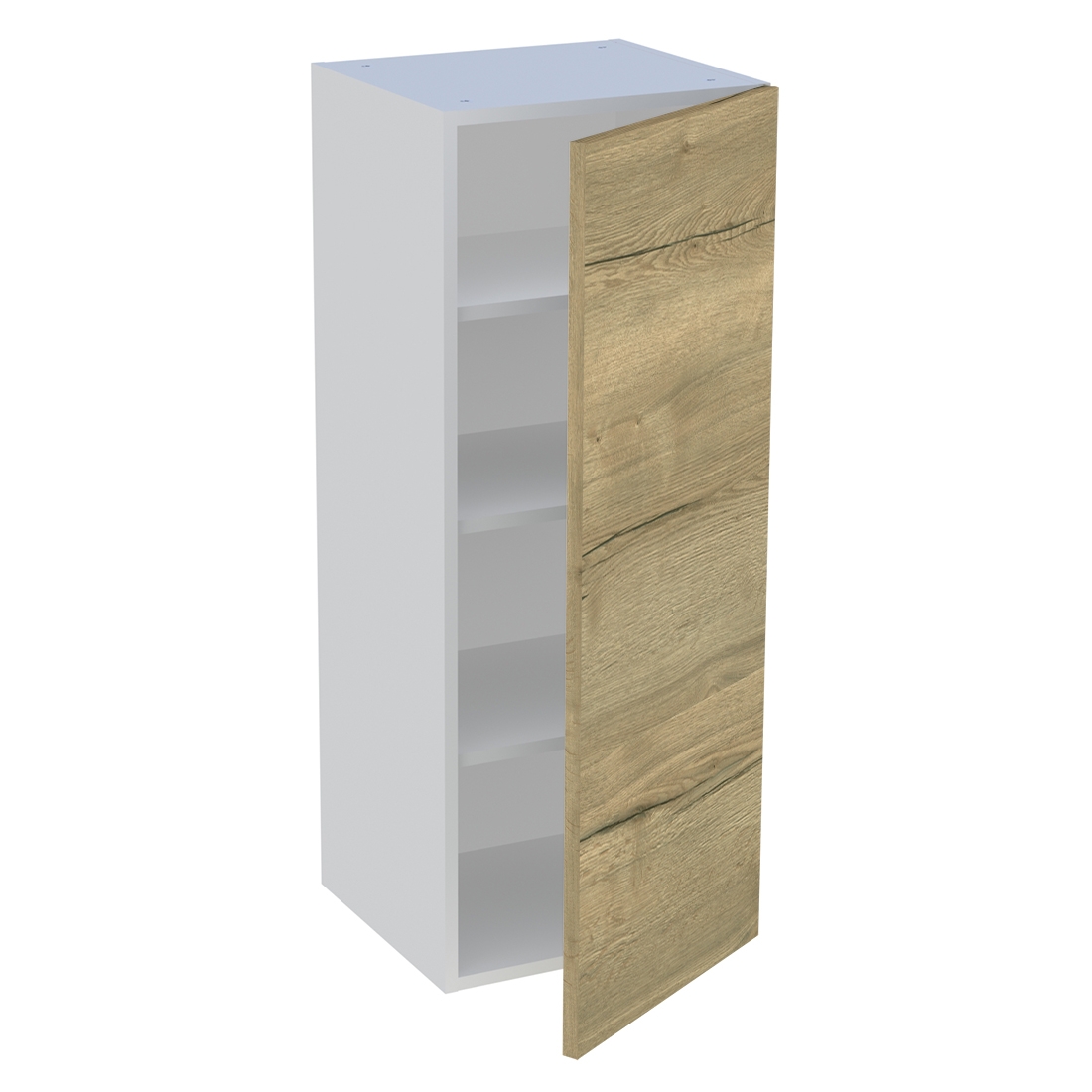 Meuble haut cuisine 1 porte H. 100,8 cm x L. 40 cm - Chêne structuré