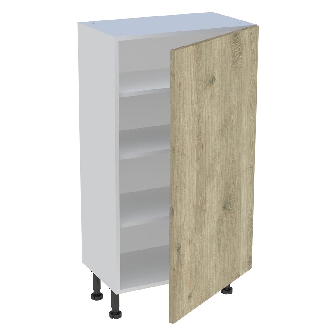 Meuble bas cuisine 1 porte H. 115,8 cm x L. 60 cm x P. 36,9 cm - Chêne doré