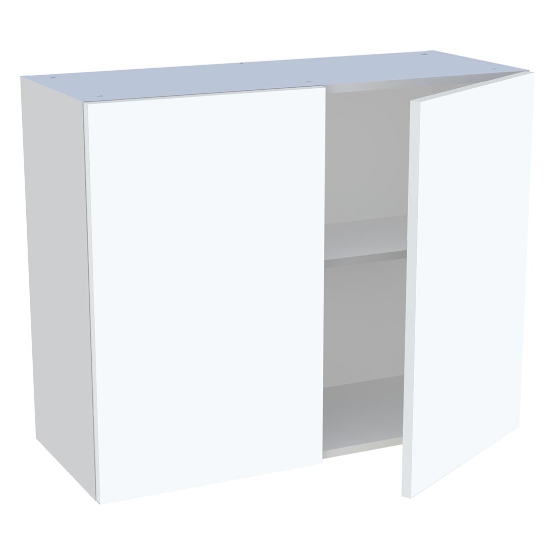 Meuble haut cuisine 2 portes H. 72 cm x L. 90 cm - Blanc mat
