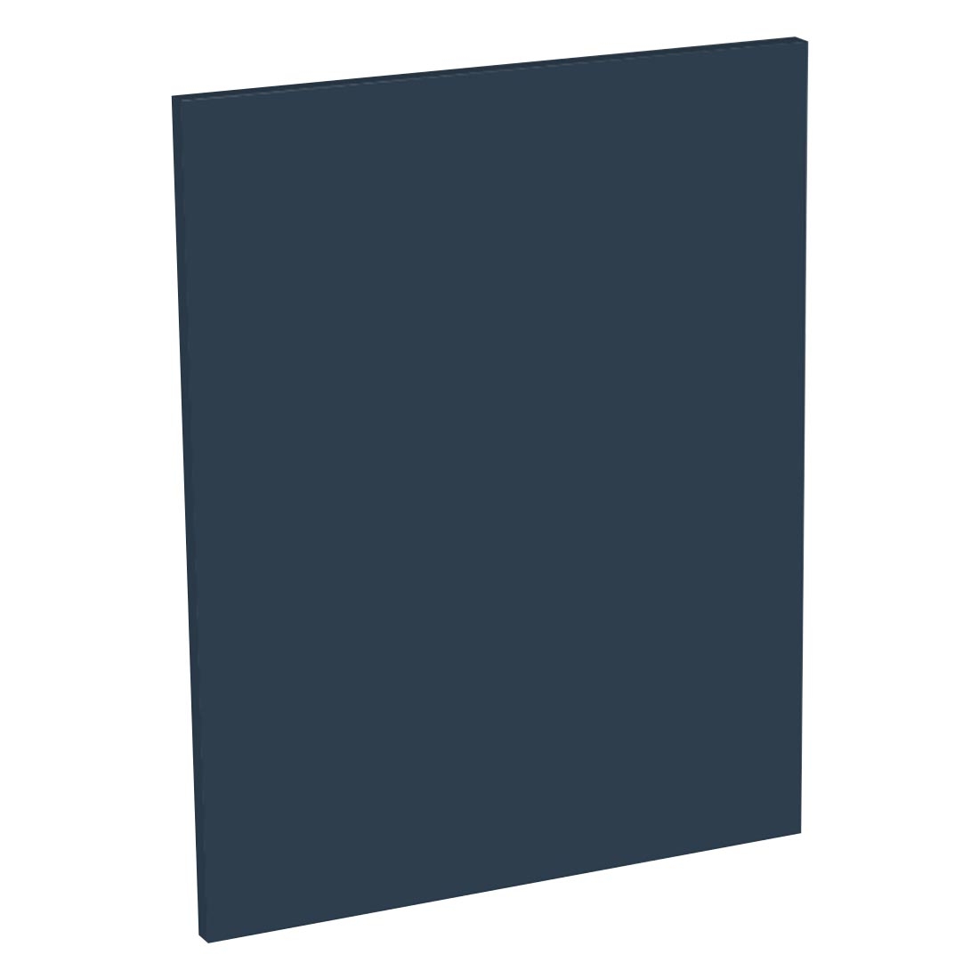 Kit façade meuble cuisine Bleu Nuit Mat 1 porte H. 57,3 cm L. 59,7 cm