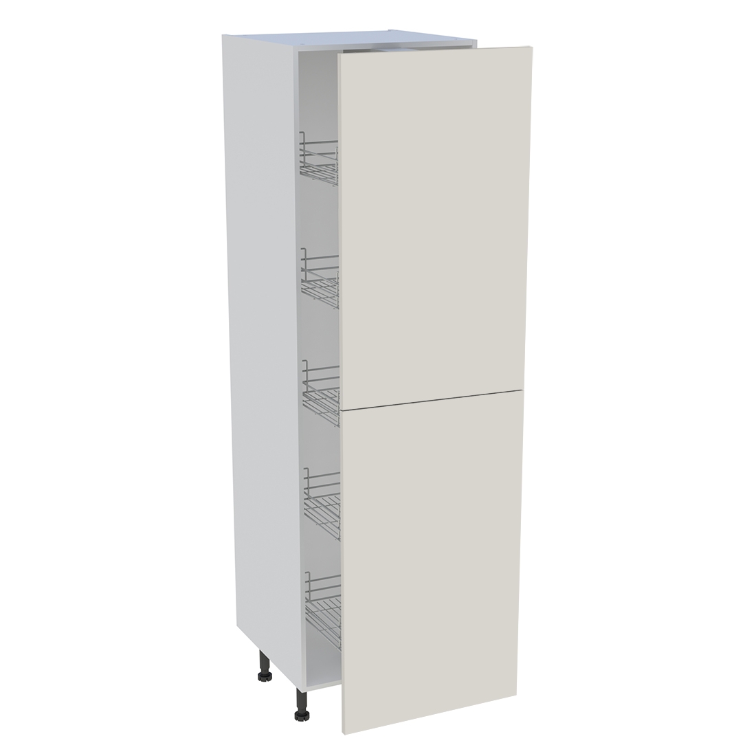 Colonne cuisine 2 portes H. 216,6 cm x L. 60 cm - C2P601EX - Lin mat
