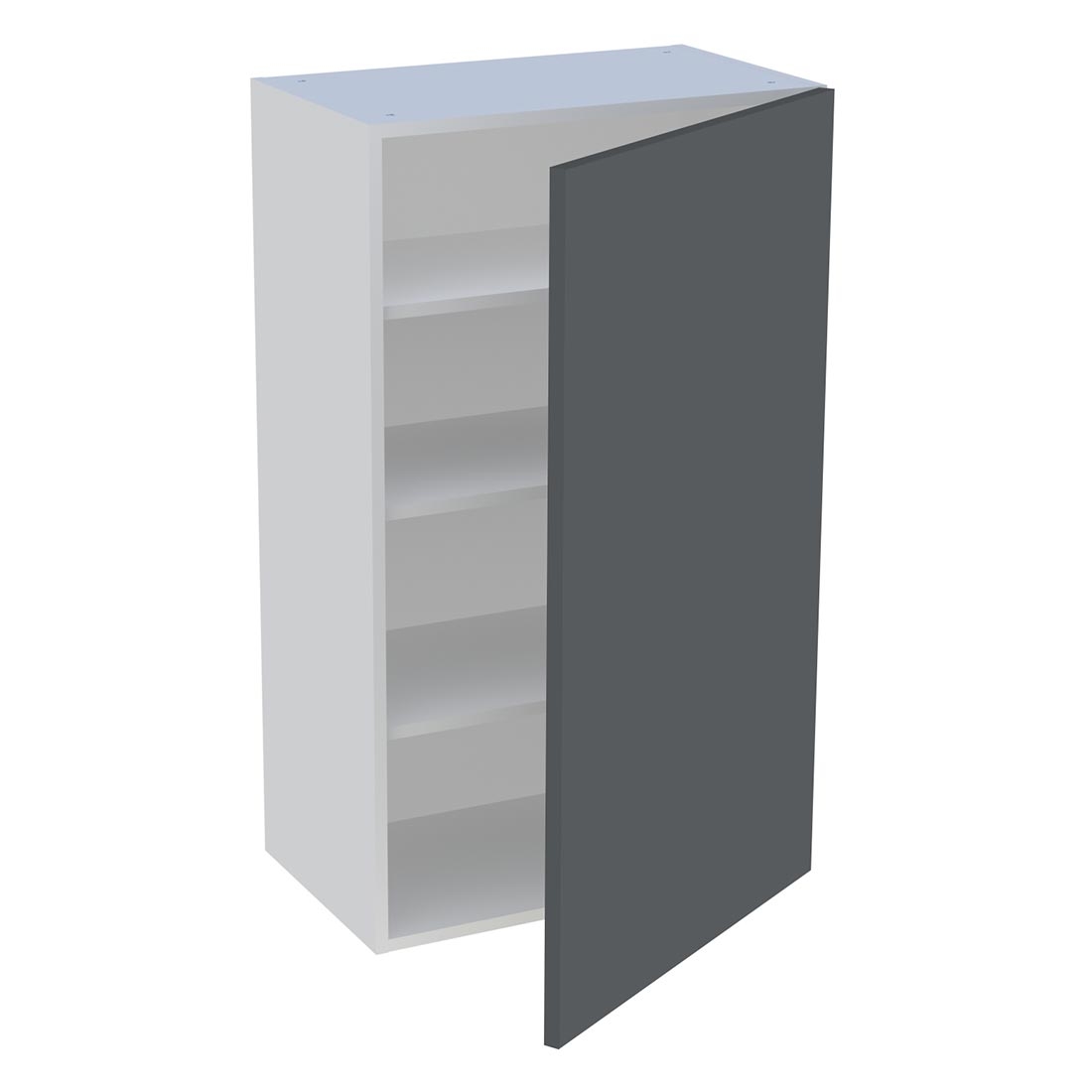 Meuble haut cuisine 1 porte H. 100,8 cm x L. 60 cm - Gris ardoise mat