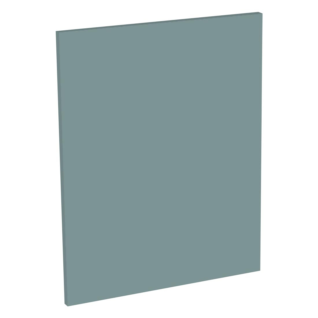 Kit façade meuble cuisine Vert Opale Mat 1 porte H. 57,3 cm L. 59,7 cm