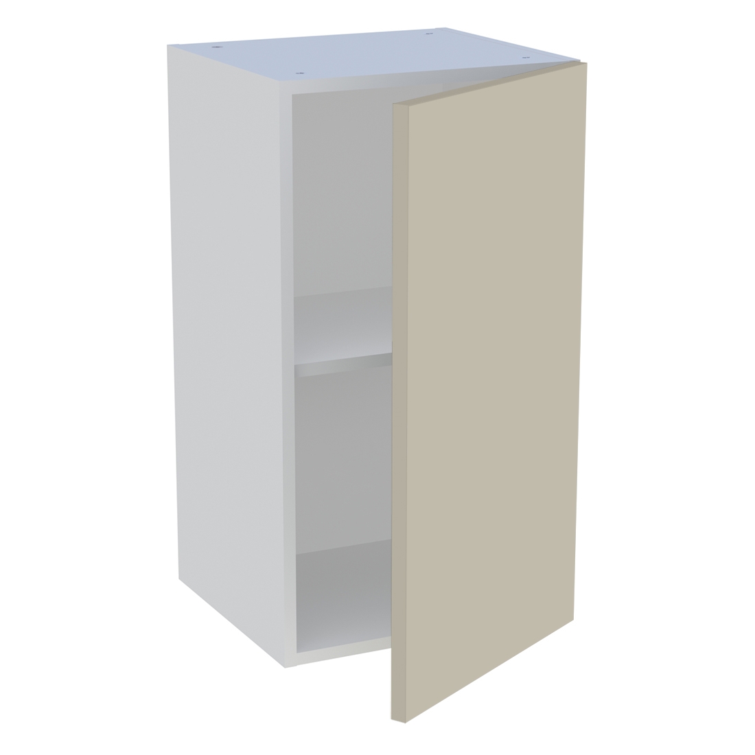 Meuble haut cuisine 1 porte H. 72 cm x L. 40 cm - Beige mat