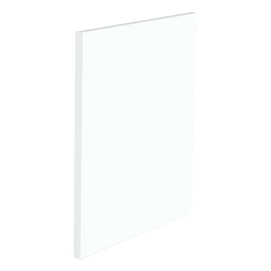 Kit façade meuble cuisine Blanc Chaud Mat 1 porte H. 57,3 cm L. 59,7 cm