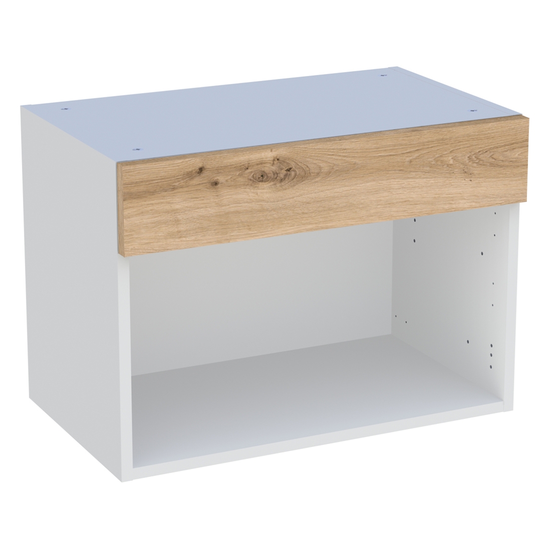 Meuble haut cuisine  H. 43,2 cm x L. 60 cm - Chêne naturel sans poignée