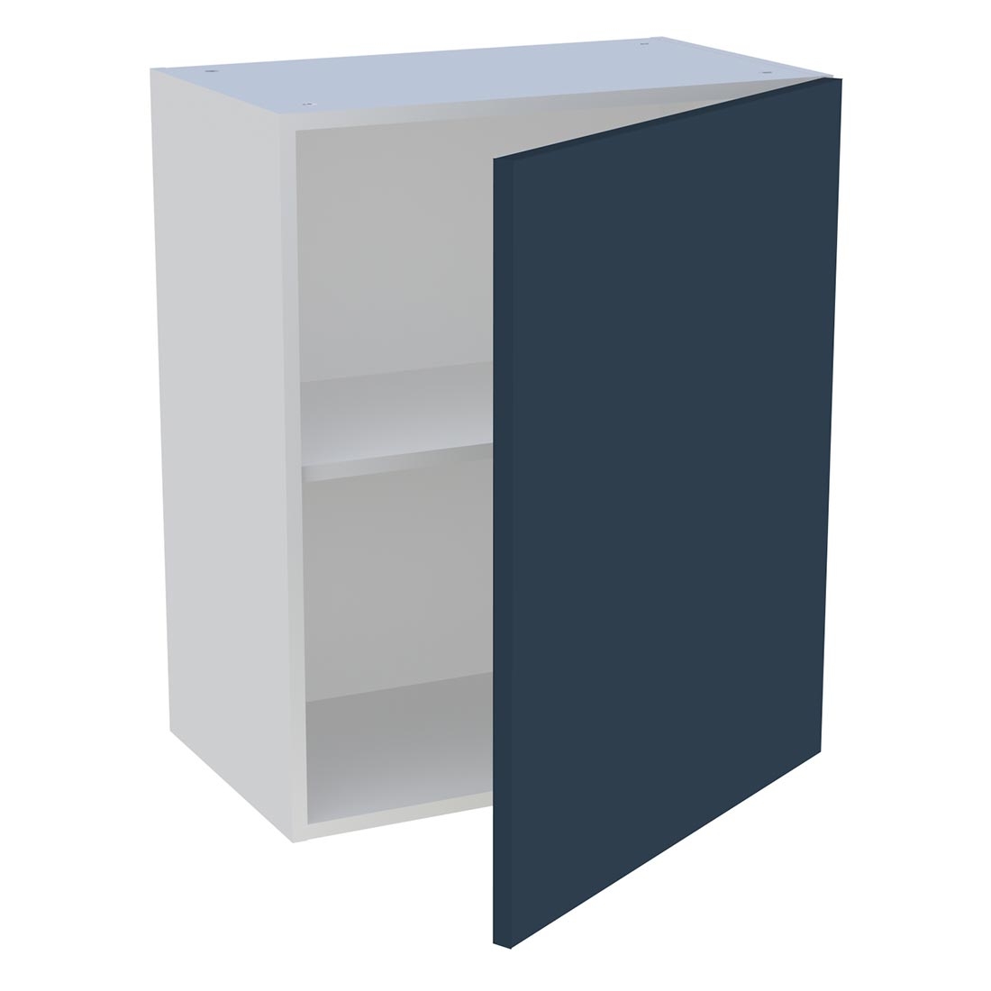 Meuble haut cuisine 1 porte H. 72 cm x L. 60 cm - Bleu nuit mat