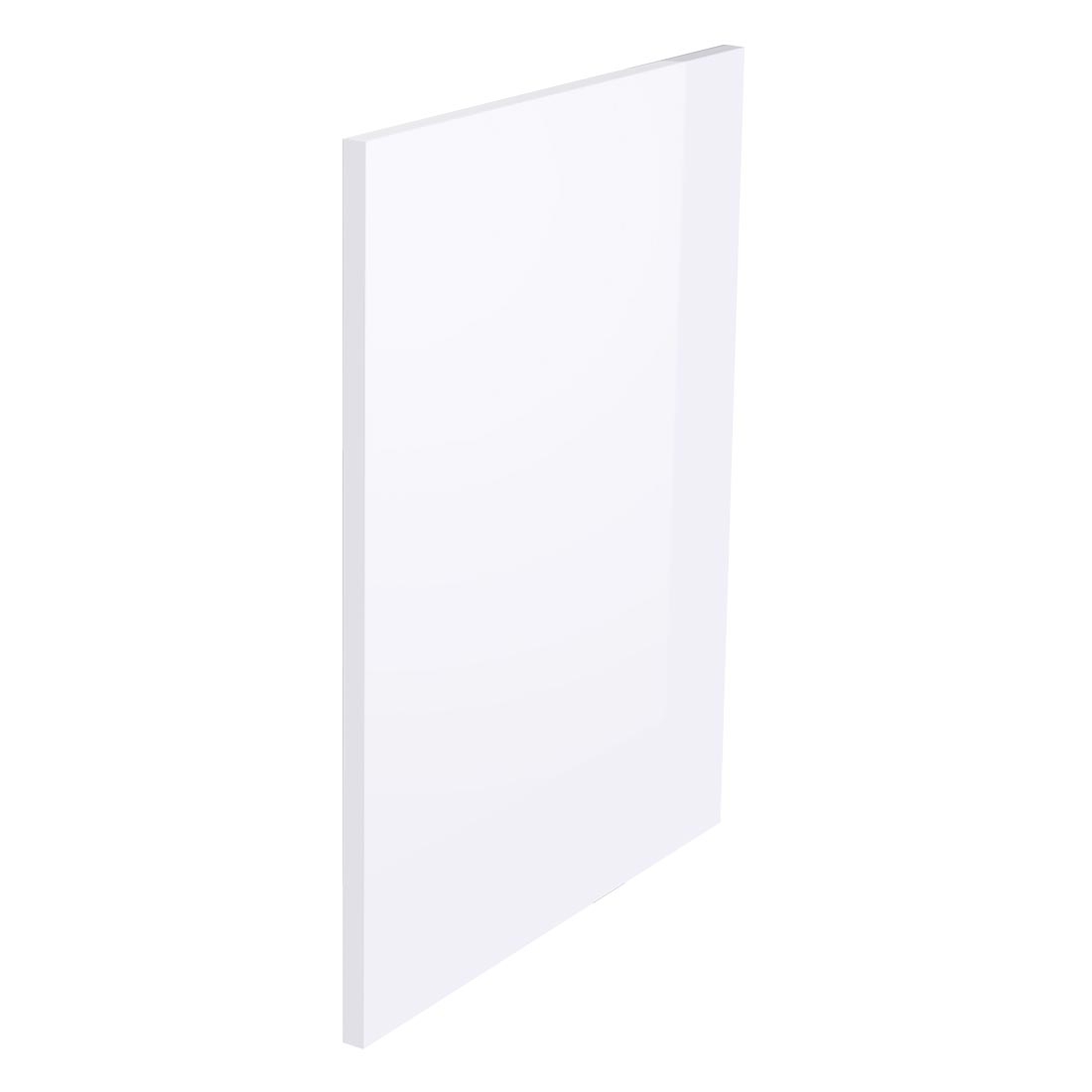 Kit façade porte pour coulissant ou lave vaisselle Blanc Brillant H. 71,7 cm L. 59,7 cm