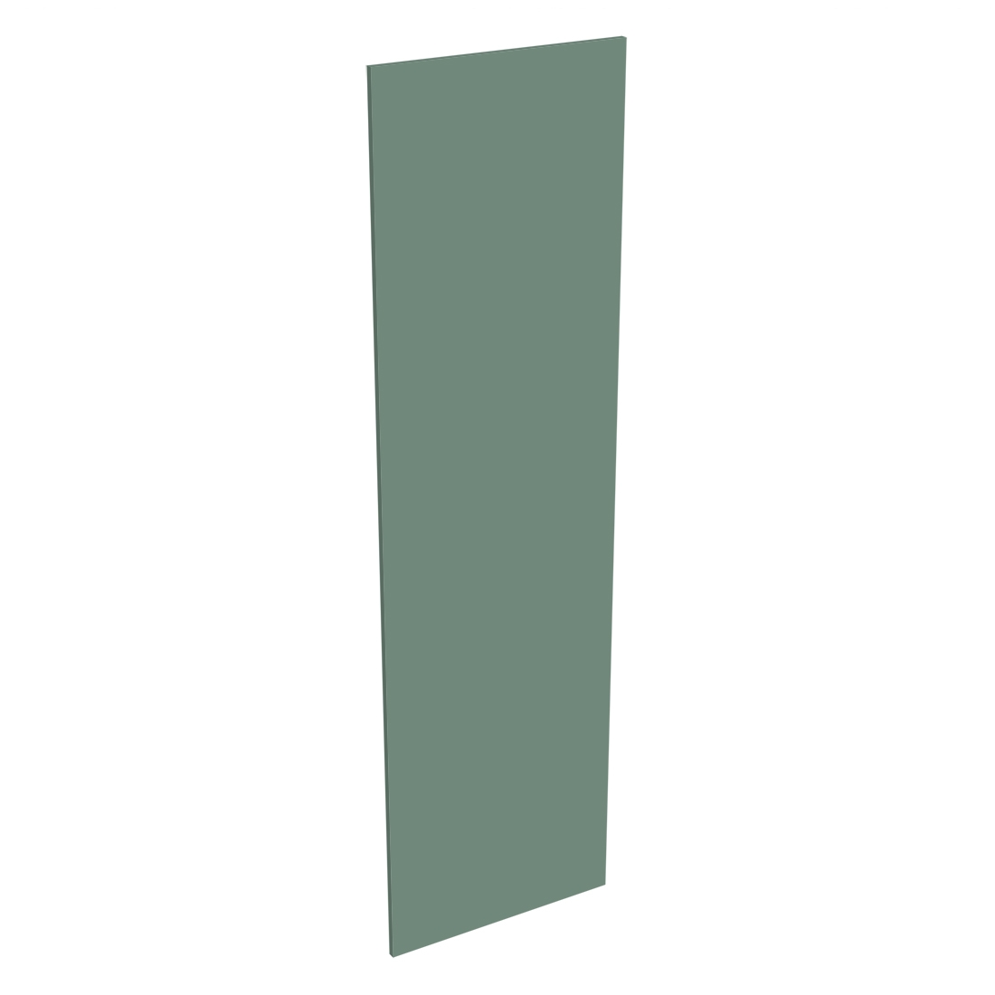 Coté de remplacement colonne cuisine VERT SAUGE MAT - H. 201.6 cm